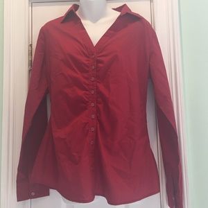 Womens Metaphor Missy Rio Red Shirt Large NWT